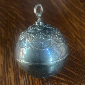 Vintage Silver Ornament